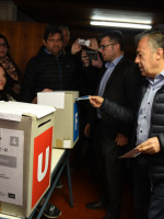 Alfredo Cornejo participó de las elecciones universitarias