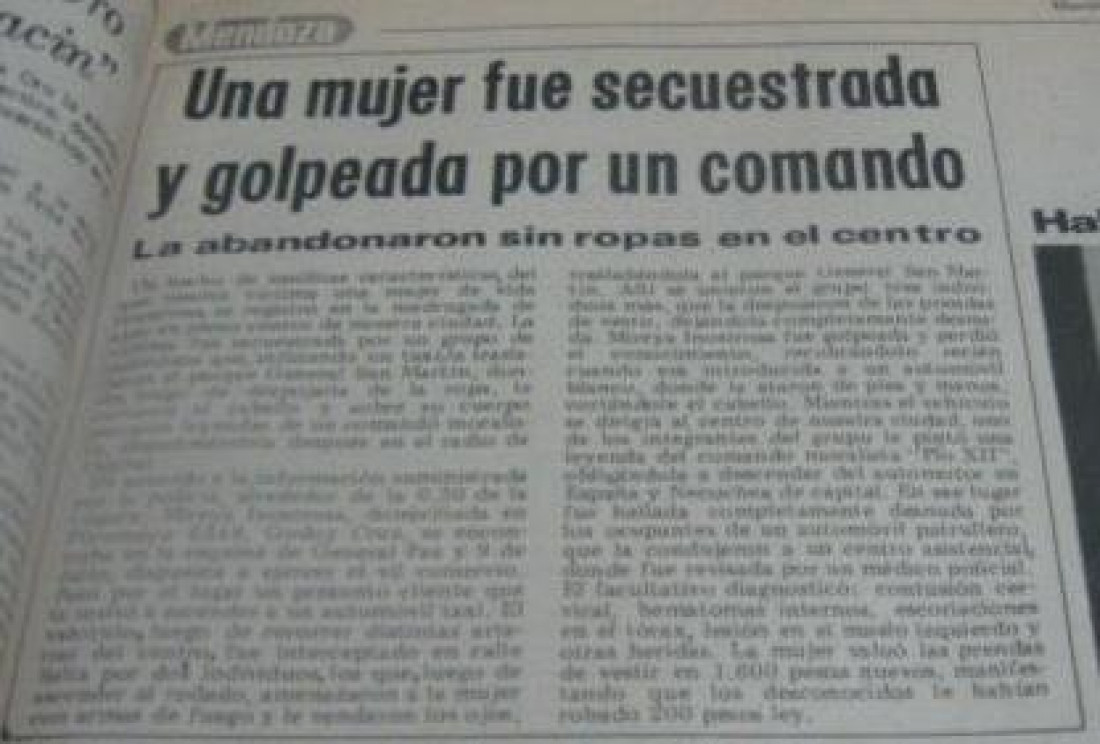Cómo fue represión paraestatal en Mendoza