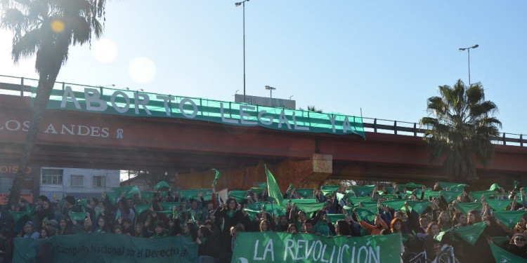 "Puentazo Federal": el Nudo Vial se vistió de verde