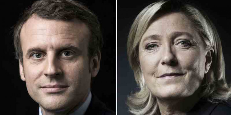 Macron y Le Pen van al balotaje para la presidencia de Francia