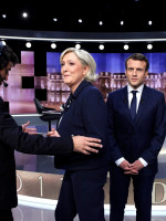 Macron y Le Pen justificaron las agresiones en su debate televisivo