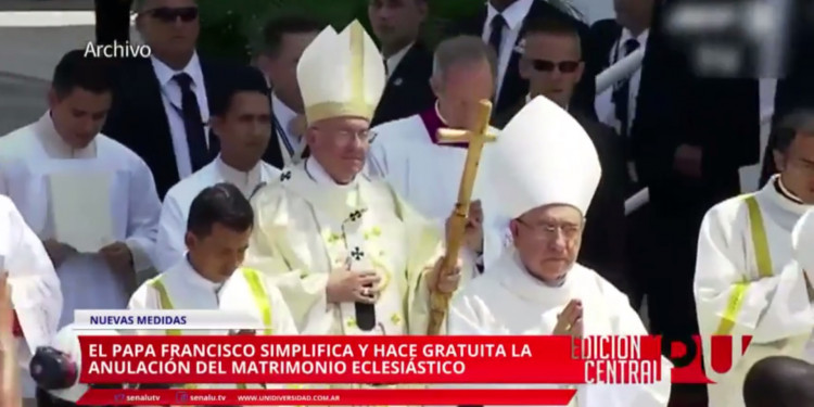 Papa Francisco busca simplificar la anulación del matrimonio 