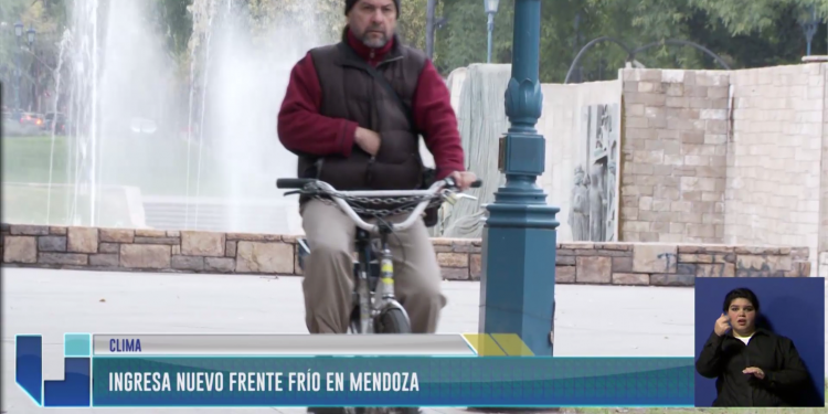 Ingresa nuevo frente frío en Mendoza