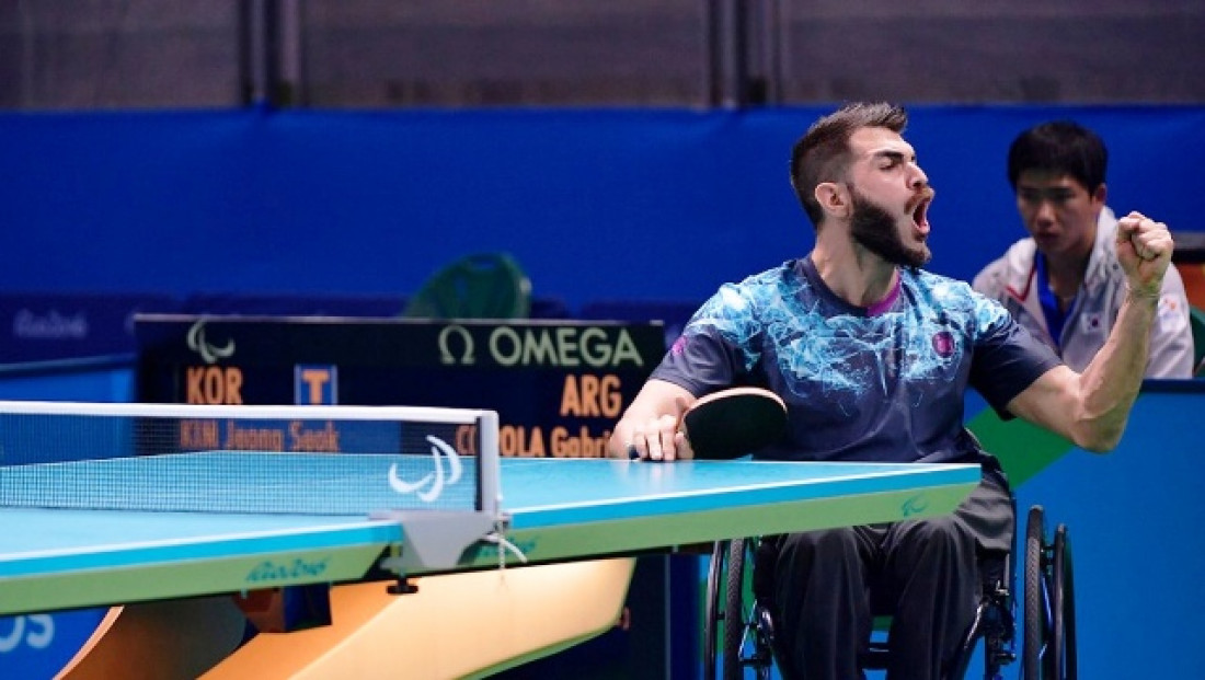 Juegos paralímpicos: Gabriel Copola mantiene la ilusión en tenis de mesa