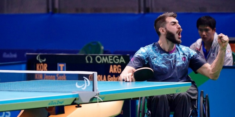 Juegos paralímpicos: Gabriel Copola mantiene la ilusión en tenis de mesa