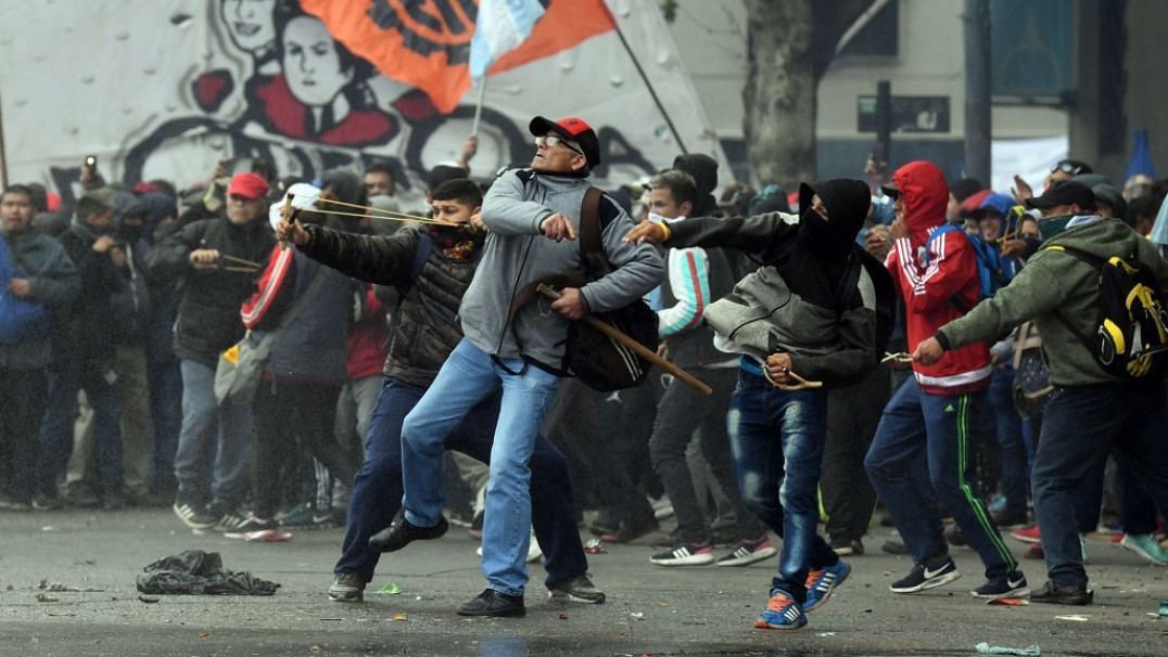 imagen Protestas e incidentes en el Congreso 