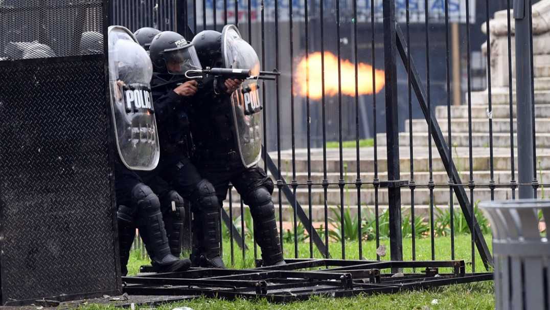 imagen Protestas e incidentes en el Congreso 