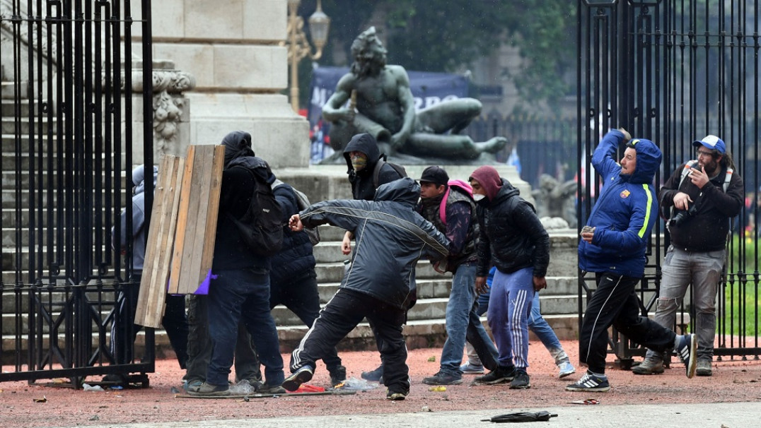 imagen Protestas e incidentes en el Congreso 