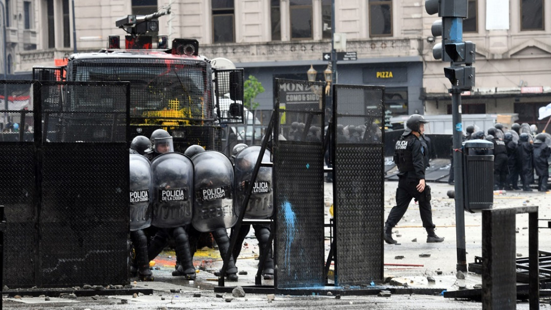 imagen Protestas e incidentes en el Congreso 