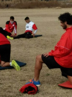 David Garay entrenó en Huracán Las Heras