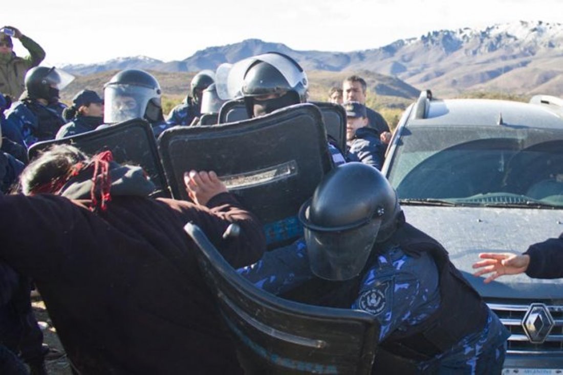La represión a los mapuches y la visión de los medios