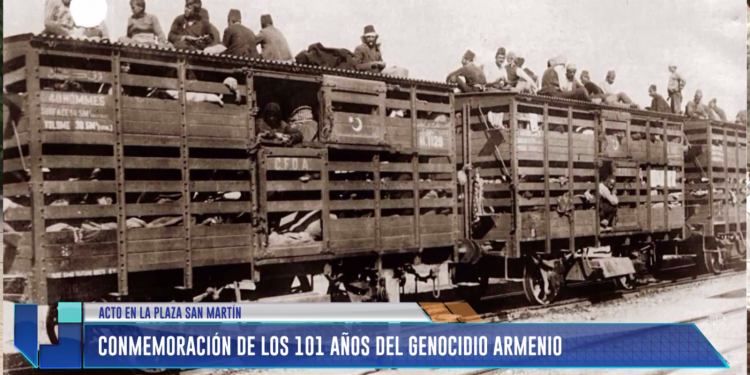 Conmemoración de 101 años genocidio armenio