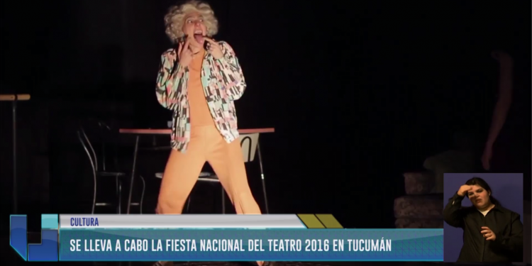 Continúa la Fiesta Nacional del Teatro: Comunicación con Gisella Ferraro desde T