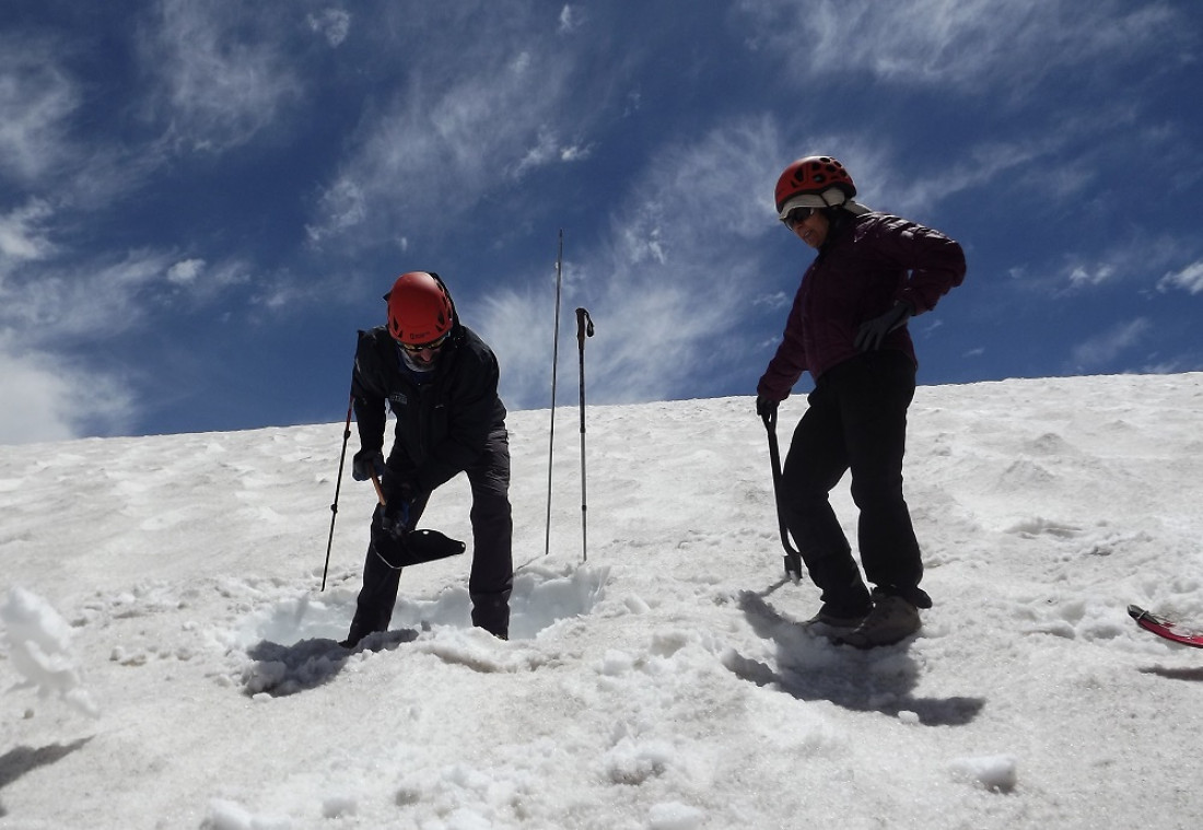 El glaciar Azufre, el calentamiento global y un viaje hacia un futuro incierto