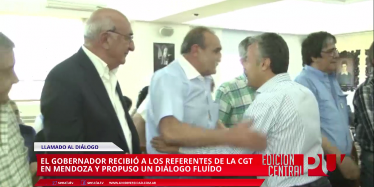 Cornejo se reunió con la CGT local