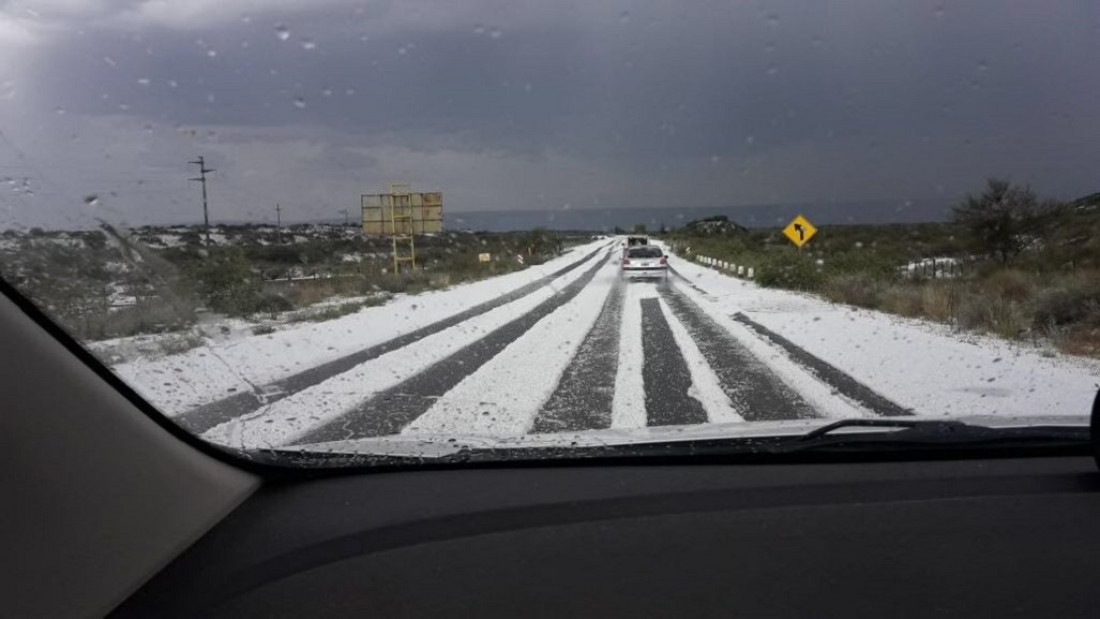 Así lució Tupungato después del granizo