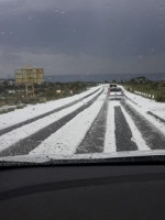 Así lució Tupungato después del granizo