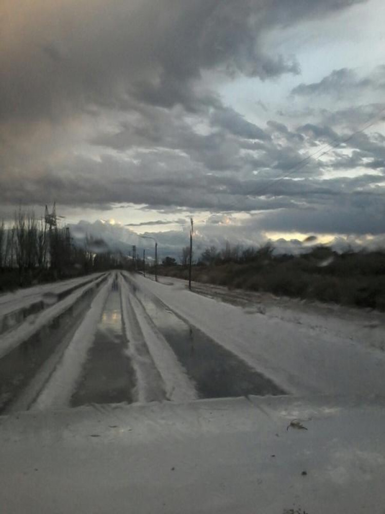 Lo que dejó la tormenta de granizo