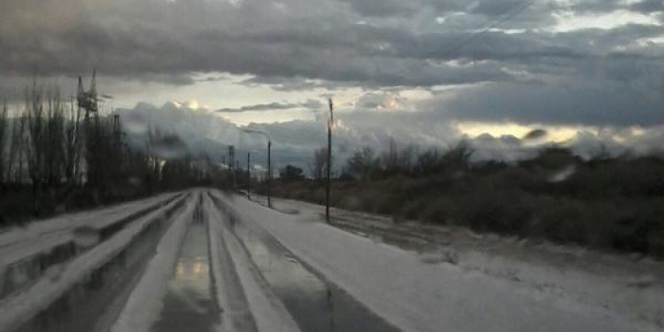 Lo que dejó la tormenta de granizo