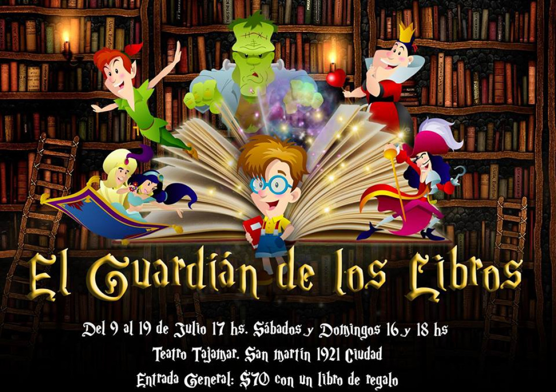 El guardián de los libros, en el Teatro Tajamar