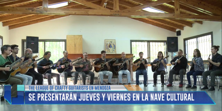 "The League of Crafty Guitarists" se presenta en Mendoza