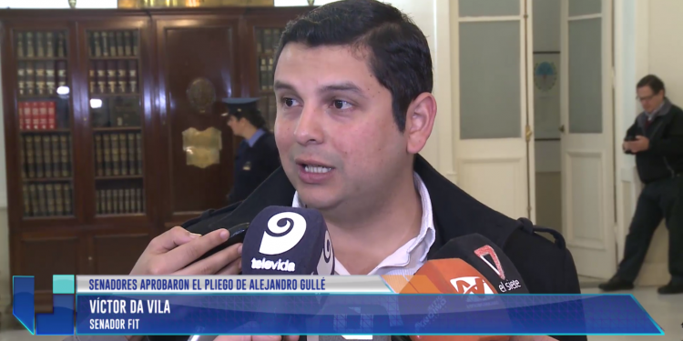 Senadores aprobaron el pliego de Alejandro Gullé: La palabra del FIT y FPV