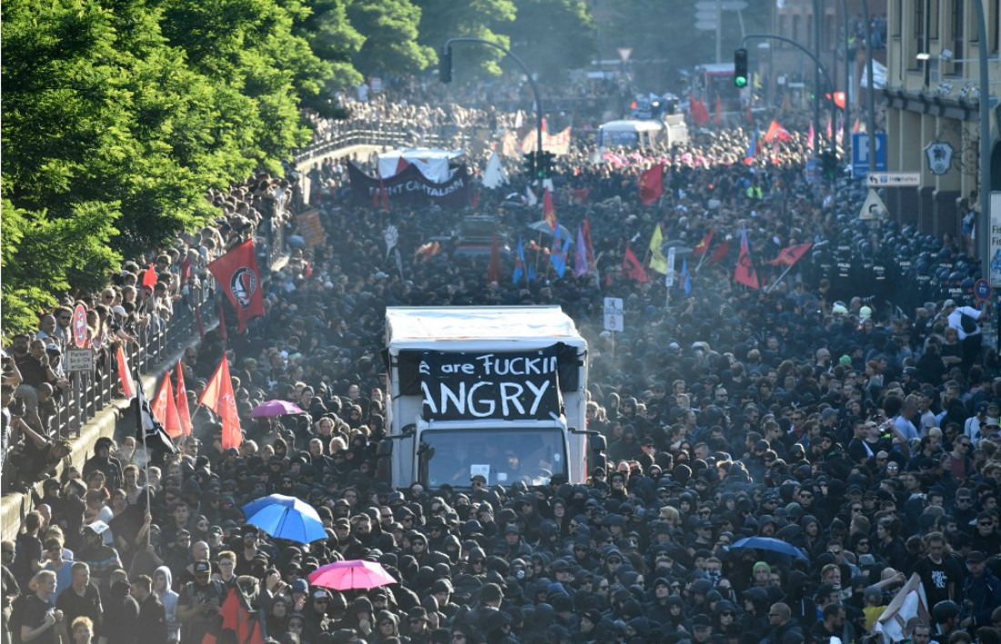 Incidentes, corridas y heridos en la previa de la cumbre del G20