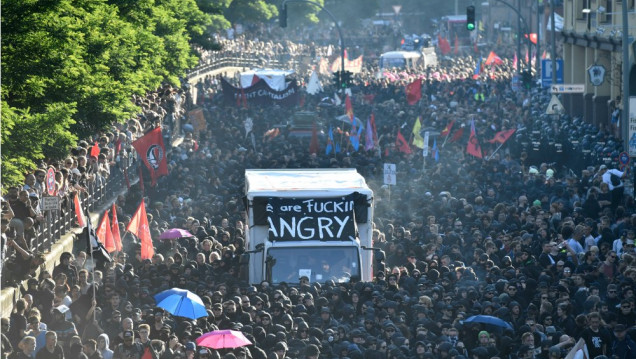 imagen Incidentes, corridas y heridos en la previa de la cumbre del G20