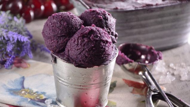 imagen El helado de vino, uno de los primeros sabores inventados para este postre