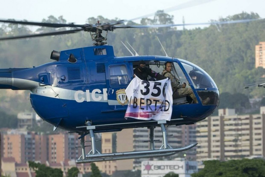 Un helicóptero atacó la sede de la Corte Suprema de Venezuela