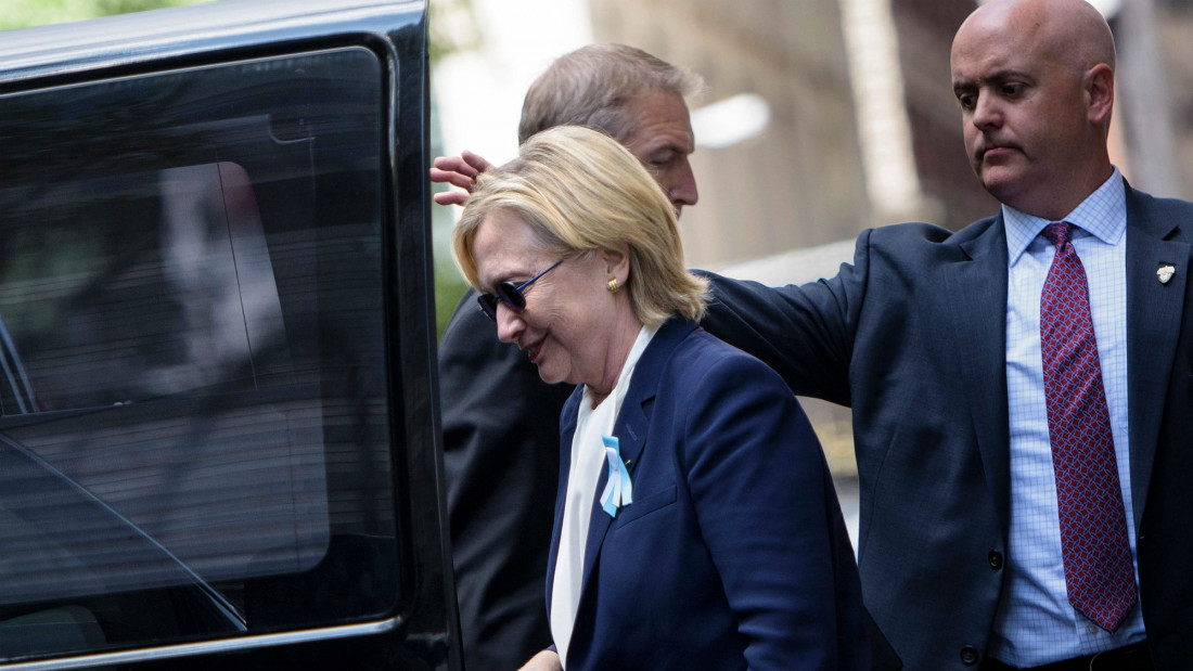 Hillary Clinton canceló un viaje de campaña a California por una neumonía