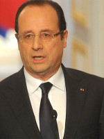 Hollande rindió homenaje a víctimas de la dictadura militar en el Parque de la Memoria