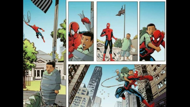 imagen El hombre araña y su venganza contra el acoso escolar