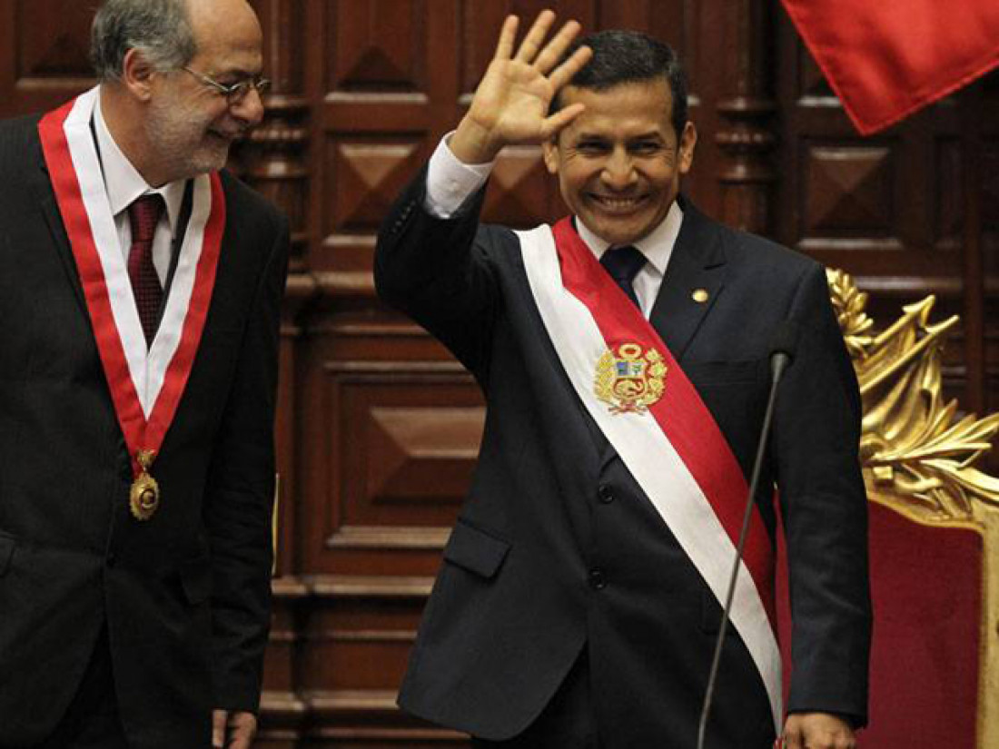 Ollanta Humala juró como presidente de Perú