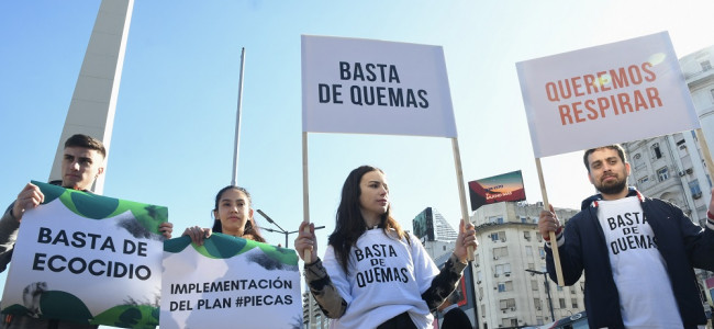 Los imparables incendios en el Paraná empujaron un acuerdo para empezar a debatir la Ley de Humedales