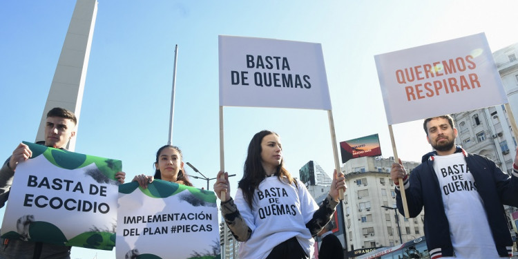 Los imparables incendios en el Paraná empujaron un acuerdo para empezar a debatir la Ley de Humedales