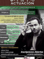Seminario de expresión con Gastón Pauls 