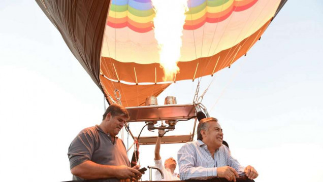 imagen En Mendoza se podrán hacer viajes turísticos en globo aerostático