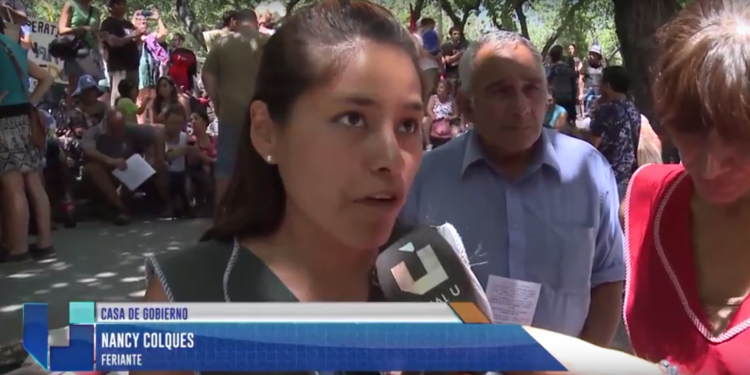 Feriantes de Guaymallén marcharon a Casa de Gobierno