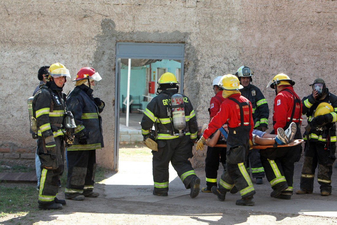 Fotogalería: simulacro de terremoto con jóvenes en contexto de encierro