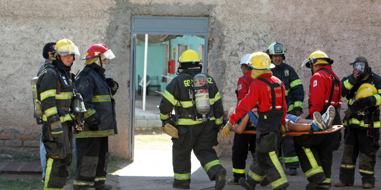 Fotogalería: simulacro de terremoto con jóvenes en contexto de encierro