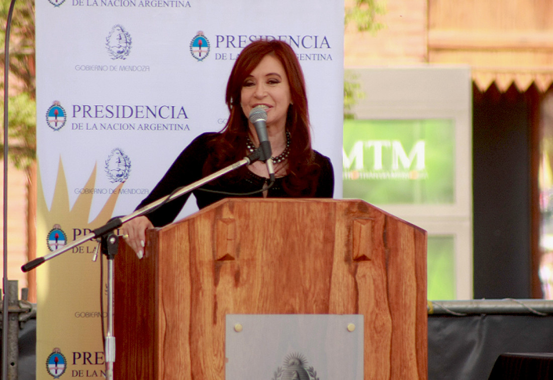 Cristina Fernández de Kirchner visitó Mendoza