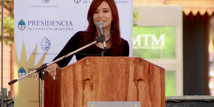 Cristina Fernández de Kirchner visitó Mendoza