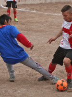 El "Bichi" Fuertes debutó como DT de Huracán en el penal de San Felipe