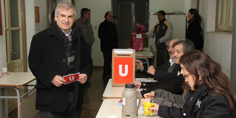 El voto de Battistón: "Estoy preparado para gestionar la UNCUYO"