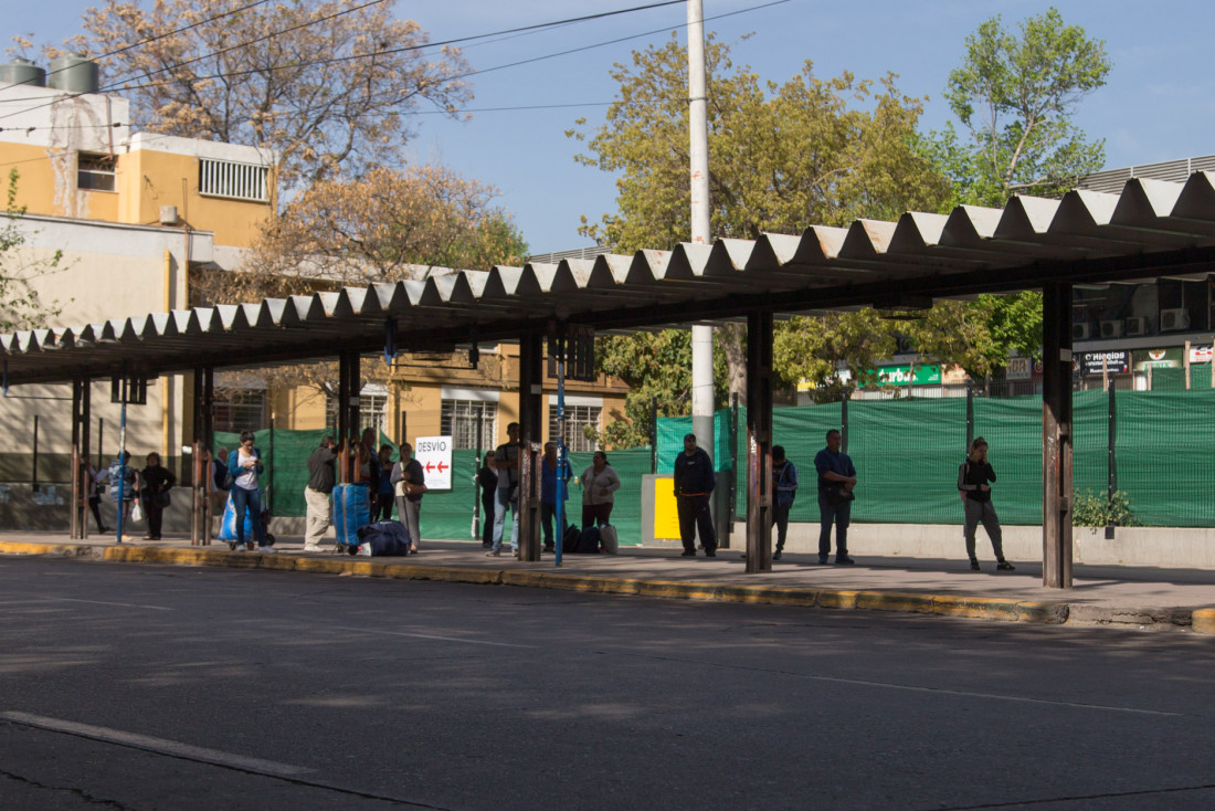 Mendoza: postales de un día de paro