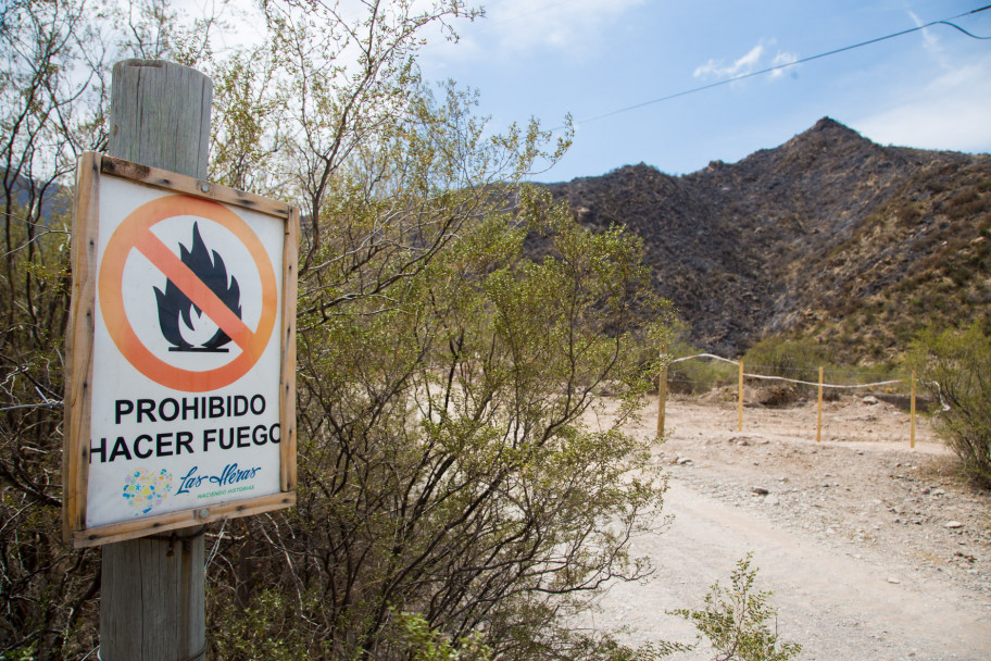 imagen Así quedó el Cerro Arco después del incendio