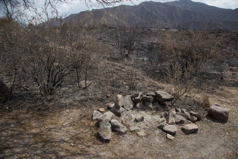 imagen Así quedó el Cerro Arco después del incendio