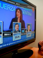 Cristina se impuso con el 50% de los votos