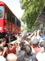 Con la presencia de la FUNC se lanzó el Metrotranvía